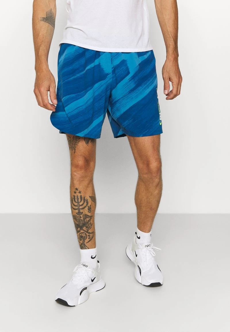 Nike Performance Herren Kurze Sporthose - Court Blue/volt 1 Nike Performance Herren Kurze Sporthose - Court Blue/volt