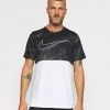 Nike Performance Herren SUPERSET ENERGY - Sport T-shirt - Anthracite/white