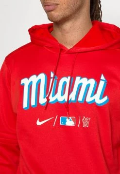 Nike Performance Herren MLB MIAMI MARLINS CITY CONNECT THERMA HOODIE - Kapuzenpullover - University Red/white -Angebote Nike Store 2e9dbbb9575d4e1d946e18ba783ed01f