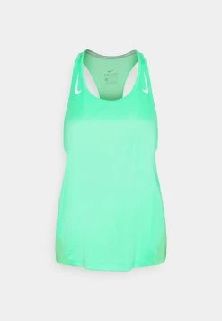 Nike Performance Damen MILER TANK RACER - Sport T-shirt - Green Glow