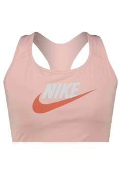 Nike Performance Damen W NK SWSH PLUS FUTURA GX BRA - Sport-BH Mit Mittlerer Stützkraft - Rose