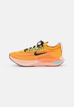 Nike Performance Herren ZOOM FLY 4 HKNE UNISEX - Laufschuh Neutral - University Gold/black/amarillo/magma Orange/sunset Tint/copa