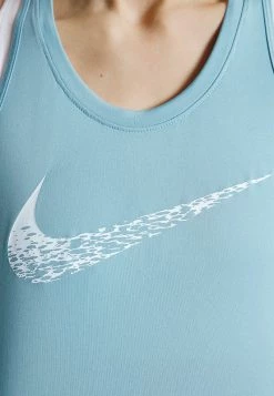 Nike Performance Damen RUN TANK - Top - Worn Blue/white -Angebote Nike Store 2fb70fd699704653ae5741be5dc4e730