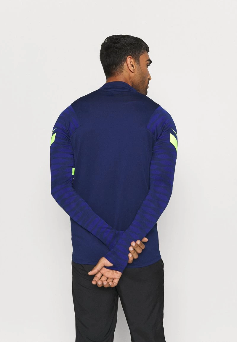 Nike Performance STRIKE DRIL - Langarmshirt - Blue Void/deep Royal Blue/volt | Herren 3 Nike Performance STRIKE DRIL - Langarmshirt - Blue Void/deep Royal Blue/volt | Herren – Bild 3