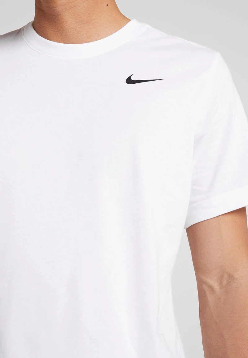Nike Performance Herren TEE CREW SOLID - Sport T-shirt - White/black 5 Nike Performance Herren TEE CREW SOLID - Sport T-shirt - White/black – Bild 5