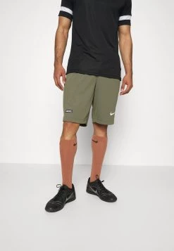 Nike Performance LIBERO SHORT - Kurze Sporthose - Medium Olive/habanero Red/white | Herren