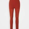 Nike Performance Damen LUXE LAYERED 7/8 - Tights - Rugged Orange/light Sienna