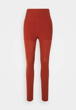 Nike Performance Damen LUXE LAYERED 7/8 - Tights - Rugged Orange/light Sienna