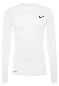 Nike Performance PRO TIGHT MOCK - Langarmshirt - White/black | Herren -Angebote Nike Store 31a219cb0fe34763b1d70fe2dc161ec0