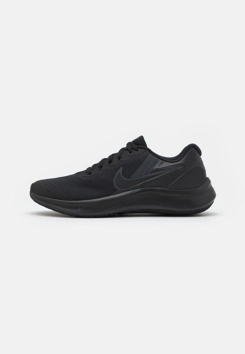 Nike Performance STAR RUNNER 3 UNISEX - Laufschuh Neutral - Black/dark Smoke Grey 1 Nike Performance STAR RUNNER 3 UNISEX - Laufschuh Neutral - Black/dark Smoke Grey