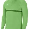 Nike Performance Herren ACADEMY DRIL - Fleecepullover - Light Green Spark