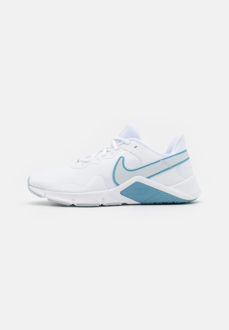 Nike Performance LEGEND ESSENTIAL 2 - Trainingsschuh - White/worn Blue/aura/phantom | Damen 1 Nike Performance LEGEND ESSENTIAL 2 - Trainingsschuh - White/worn Blue/aura/phantom | Damen