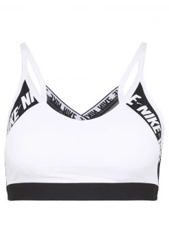 Nike Performance INDY - Sport-BH Mit Leichter Stützkraft - White/black | Damen -Angebote Nike Store 330f808356664c43875c17ca439620a4
