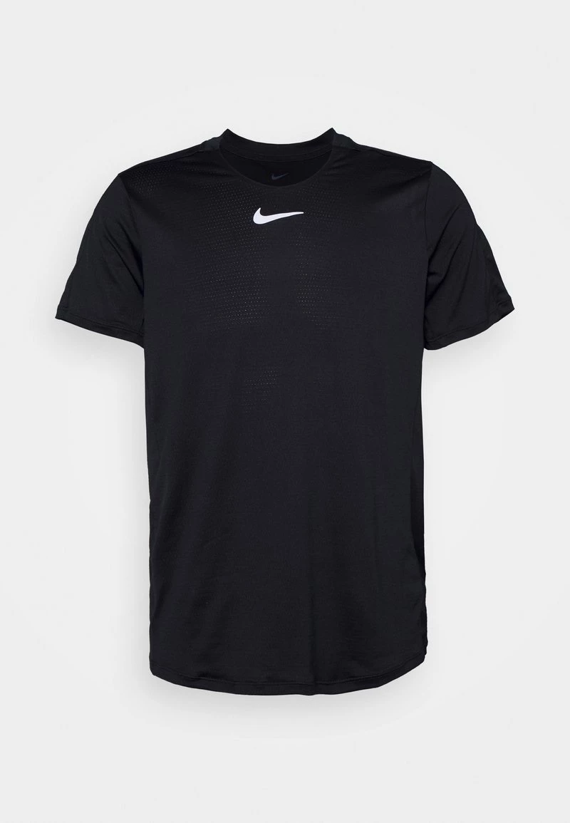 Nike Performance Herren ADVANTAGE - Sport T-shirt - Black/white 1 Nike Performance Herren ADVANTAGE - Sport T-shirt - Black/white