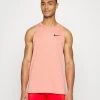 Nike Performance Herren TANK DRY - Top - Madder Root/bleached Coral/htr/black