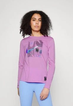 Nike Performance Damen YOGA AIR - Sport T-shirt - Fuchsia Glow