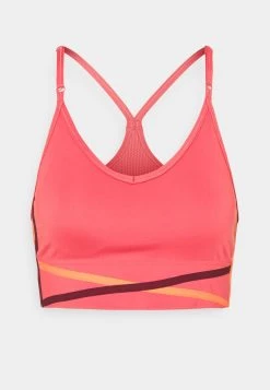 Nike Performance Damen INDY BRA - Sport-BH Mit Leichter Stützkraft - Archaeo Pink/orange Frost/dark Beetroot/white