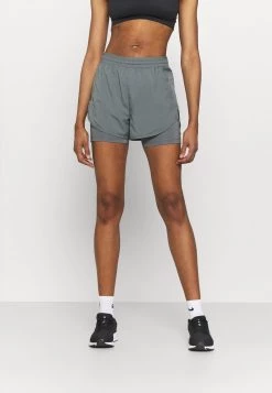 Nike Performance Damen TEMPO LUXE SHORT - Kurze Sporthose - Smoke Grey