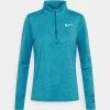 Nike Performance Damen ELEMENT - Langarmshirt - Marina Washed/teal Heather