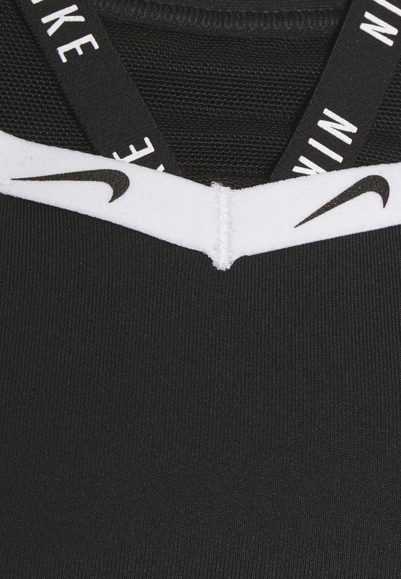 Nike Performance LOGO BRA - Sport-BH Mit Mittlerer Stützkraft - Black/white | Damen 3 Nike Performance LOGO BRA - Sport-BH Mit Mittlerer Stützkraft - Black/white | Damen – Bild 3