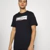 Nike Performance Herren FC TEE SEASONAL BLOCK - T-Shirt Print - Black
