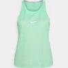 Nike Performance Damen RUN MILER TANK - Top - Green Glow/reflective Silver