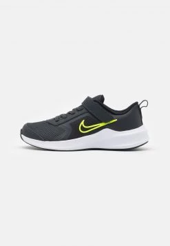 Nike Performance DOWNSHIFTER 11 UNISEX - Laufschuh Neutral - Dark Smoke Grey/volt/black/white