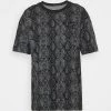 Nike Performance Damen SPIN BALL BOY TEE - T-Shirt Print - White/smoke Grey