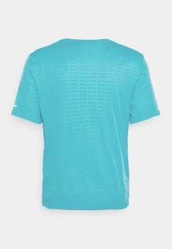Nike Performance Herren MILER EMBOSS - T-Shirt Print - Chlorine Blue/silver -Angebote Nike Store 36980591935d4ab1827016259307dc40