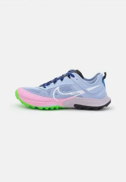 Nike Performance AIR ZOOM TERRA KIGER 8 - Laufschuh Trail - Light Marine/white/hyper Royal/black/pink Rise/green Strike | Damen