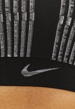 Nike Performance FLYKNIT BRA - Sport-BH Mit Starker Stützkraft - Black/white | Damen -Angebote Nike Store 36cd95de53ba45c5a71f722d3de6d7e2