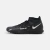 Nike Performance Unisex PHANTOM GT2 CLUB DYNAMIC FIT TF - Fußballschuh Multinocken - Black/metallic Silver/dark Grey