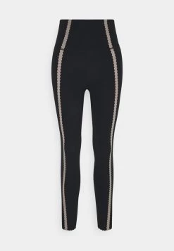 Nike Performance LUXE EYLET 7/8 - Tights - Black/smoke Grey | Damen