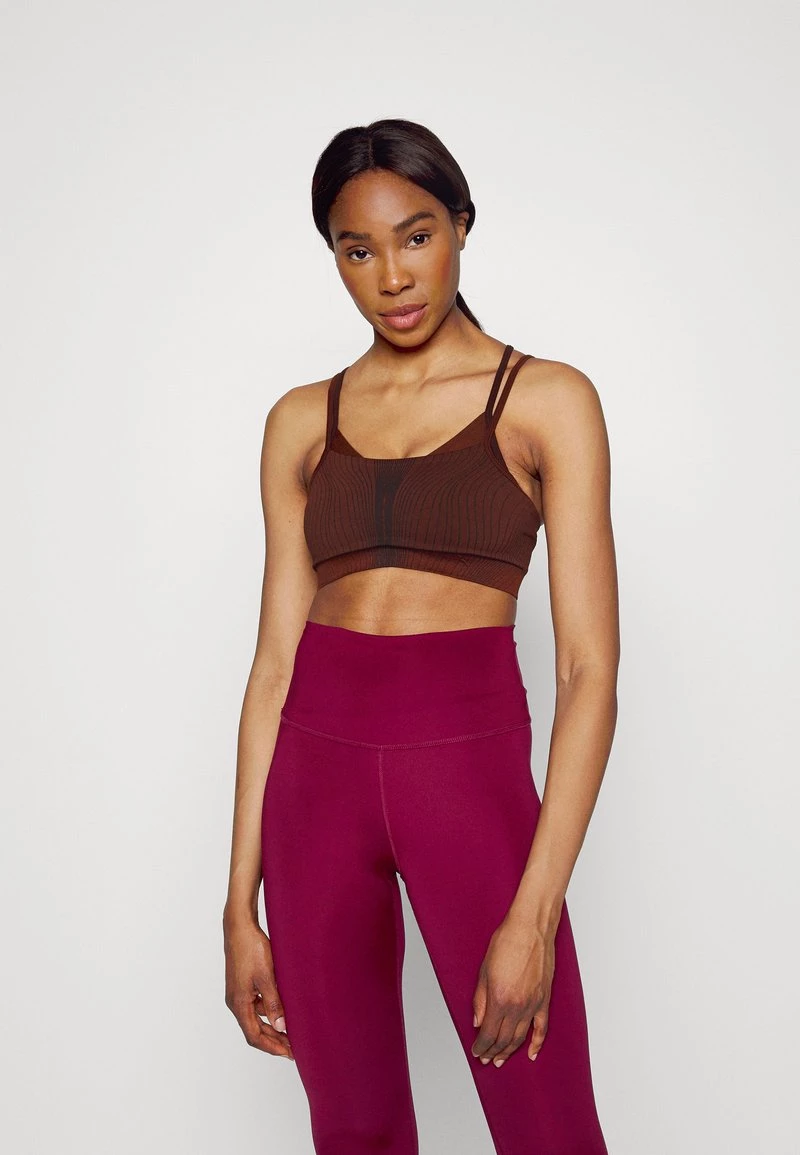 Nike Performance Damen INDY SEAMLESS BRA - Sport-BH Mit Leichter Stützkraft - Oxen Brown/black/iron Grey 1 Nike Performance Damen INDY SEAMLESS BRA - Sport-BH Mit Leichter Stützkraft - Oxen Brown/black/iron Grey