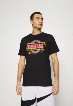 Nike Performance Herren LEBRON JAMES CROWN TEE - T-Shirt Print - Black