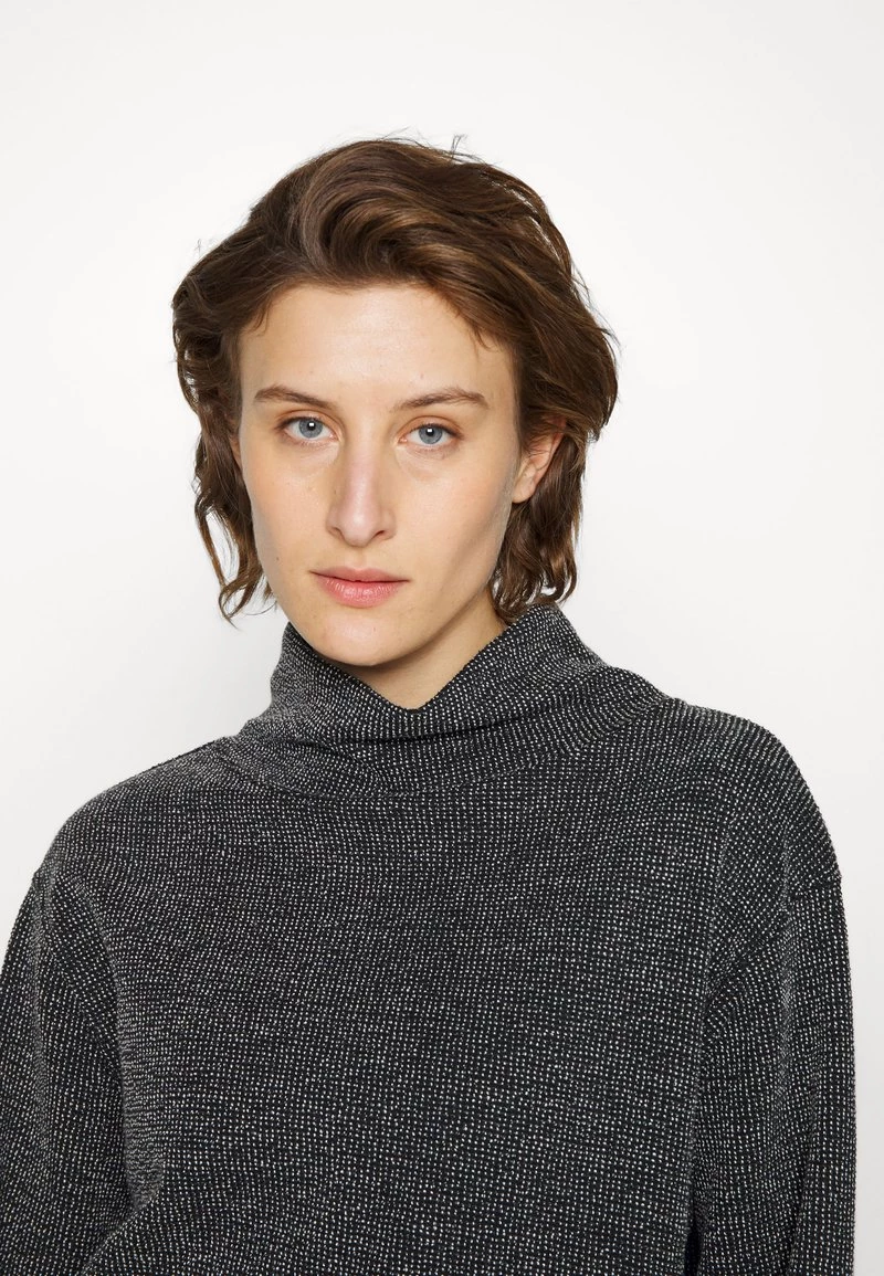 Nike Performance Damen LUXE COVER UP TEXTURED - Strickpullover - Black/sail/dark Smoke Grey 4 Nike Performance Damen LUXE COVER UP TEXTURED - Strickpullover - Black/sail/dark Smoke Grey – Bild 4