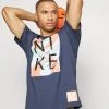 Nike Performance Herren TEE - T-Shirt Print - Thunder Blue