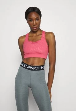 Nike Performance Damen BRA - Sport-BH Mit Mittlerer Stützkraft - Archaeo Pink/sail