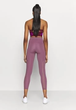 Nike Performance Damen 7/8 FEMME - Tights - Light Mulberry/white -Angebote Nike Store 3980ce74b8da4404affc8d5f6a065c18
