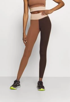 Nike Performance Damen ONE LUXE - Tights - Canyon Rust/clear