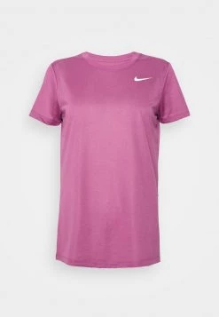 Nike Performance Damen DRY TEE CREW - Sport T-shirt - Light Bordeaux/white -Angebote Nike Store 3ab9db2332fe482d80fd82fa07f5b98b