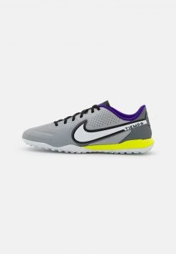 Nike Performance Herren TIEMPO LEGEND 9 ACADEMY TF - Fußballschuh Multinocken - Light Smoke Grey/white/smoke Grey/volt