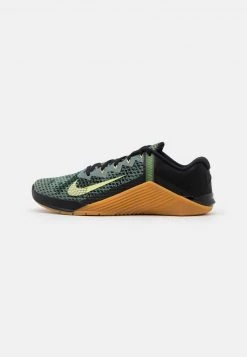 Nike Performance Herren METCON 6 UNISEX - Trainingsschuh - Black/limelight/medium Brown