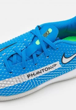 Nike Performance JR PHANTOM GT ACADEMY IC UNISEX - Fußballschuh Halle - Photo Blue/metallic Silver/rage Green -Angebote Nike Store 3b895a7598fb427093715af10aa218d4
