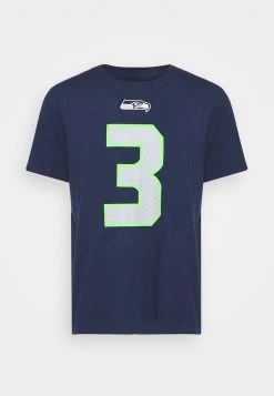 Nike Performance Herren NFL SEATTLE SEAHAWKS RUSSELL WILSON PLAYER ESSENTIAL - T-Shirt Print - College Navy -Angebote Nike Store 3bb41510aa5447aa8ac311477e7a1c78