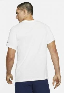 Nike Performance Herren RAFA TENNIS - T-Shirt Print - White/binary Blue/university Red -Angebote Nike Store 3bb6c32662294304a55f04c5d4193233