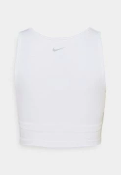 Nike Performance TANK FEMME - Sport T-shirt - White/bright Mango/grey Fog | Damen -Angebote Nike Store 3bba5d37f0894c6f8a67715a0291545f