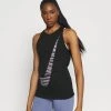 Nike Performance Damen DRY TANK ICON CLASH - Sport T-shirt - Black