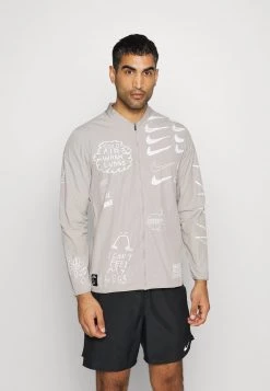 Nike Performance Herren RUN - Laufjacke - College Grey/silver
