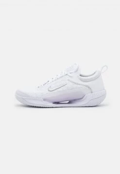 Nike Performance Damen COURT ZOOM NXT - Multicourt Tennisschuh - White/metallic Silver/grey Fog